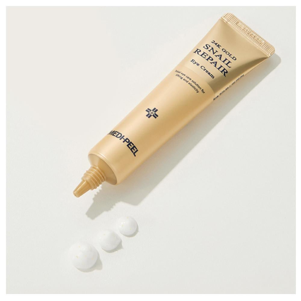 Medi-Peel – Crema de Ojos Reparadora con Caracol y Oro 24K 40ml