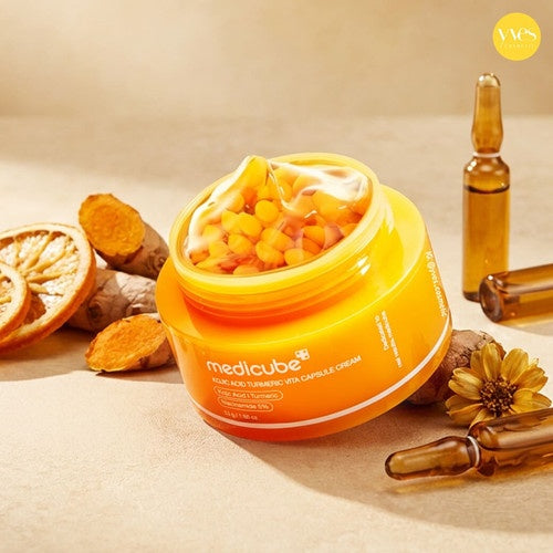 Medicube Kojic Acid Turmeric Capsule Cream 53g | Crema Iluminadora Anti-Manchas