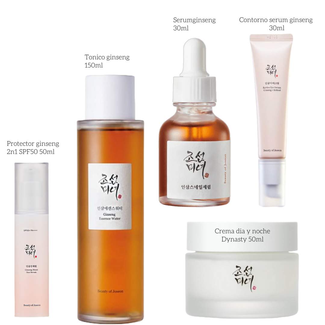 Set Rejuvenecedor Ginseng 5 Pasos – Belleza de Joseon