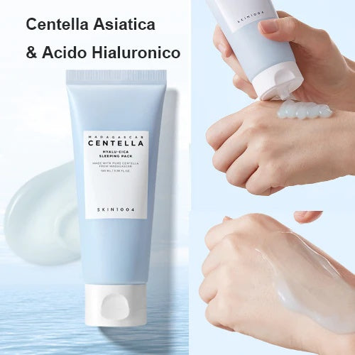 SKIN1004 Centella Hyalu-Cica Sleeping Pack – Mascarilla Nocturna Calmante con Ácido Hialurónico 100ml