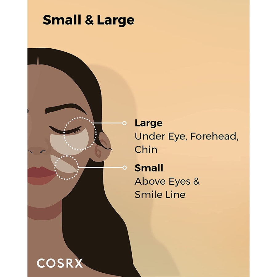 COSRX – Advanced Snail Hydrogel Eye Patch (60 Parches) – Hidratación y Reparación para el Contorno de Ojos