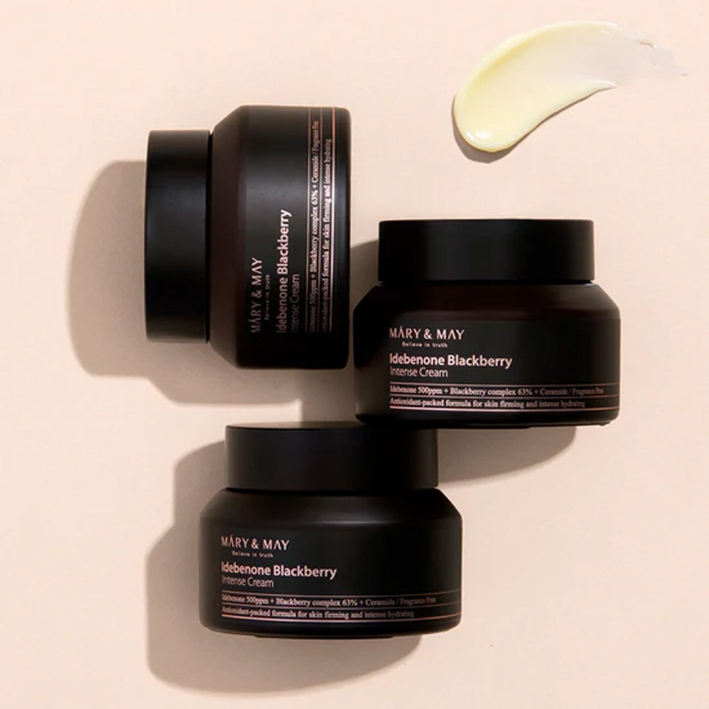 Mary&May – Crema Intensiva con Idebenona y Mora 70g – Antioxidante y Antiedad