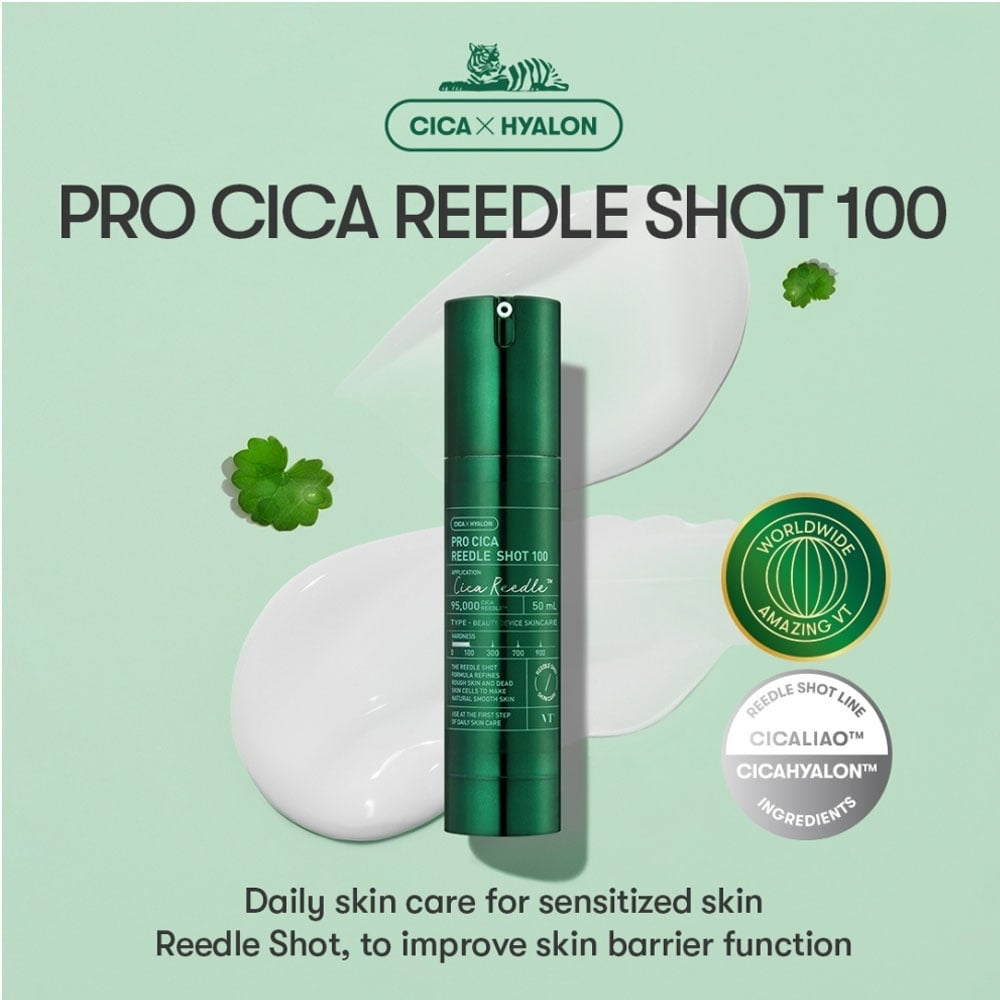 VT Cosmetics – Pro Cica Reedle Shot 100 Sérum con Centella Asiática (50 ml)