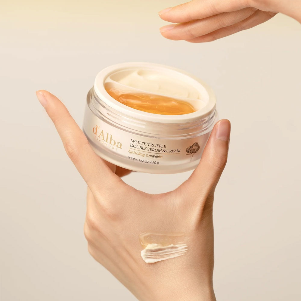 Crema & Sérum Doble con Trufa Blanca – Nutrición Intensa y Cuidado Antiedad (70 g)