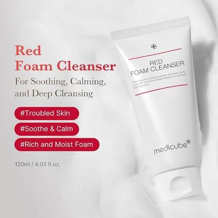 Medicube Red Foam Cleanser 120 ml – Limpiador Facial