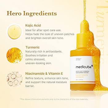 Medicube Kojic Acid Turmeric Niacinamide Serum 30ml
