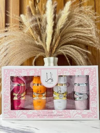 Set de regalo Yara Candy - LATTAFA 100 ml + 12 ml + 50 ml