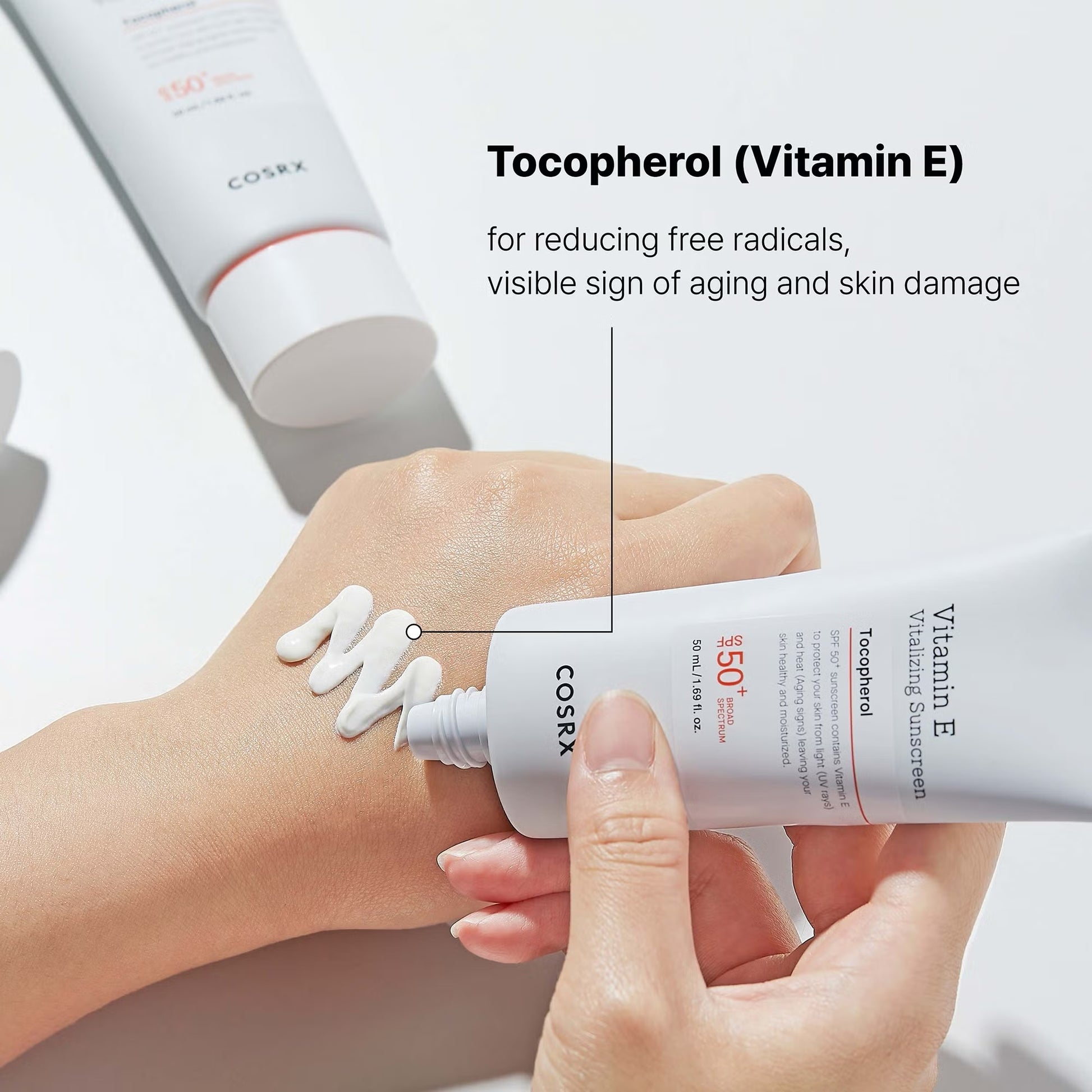 COSRX Vitamin E SPF 50+ Daily Sunscreen – 50ml