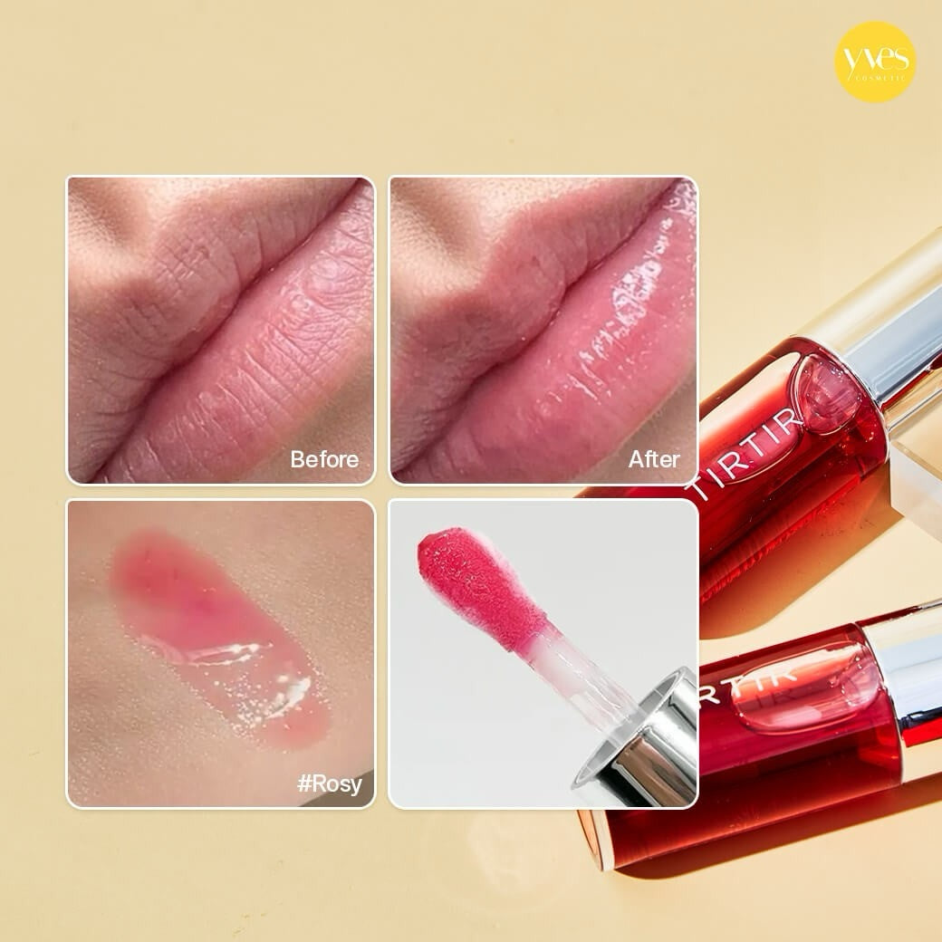 TIRTIR My Glow Rosy Lip Oil 5.5ml | Aceite Labial Hidratante con Brillo Natural