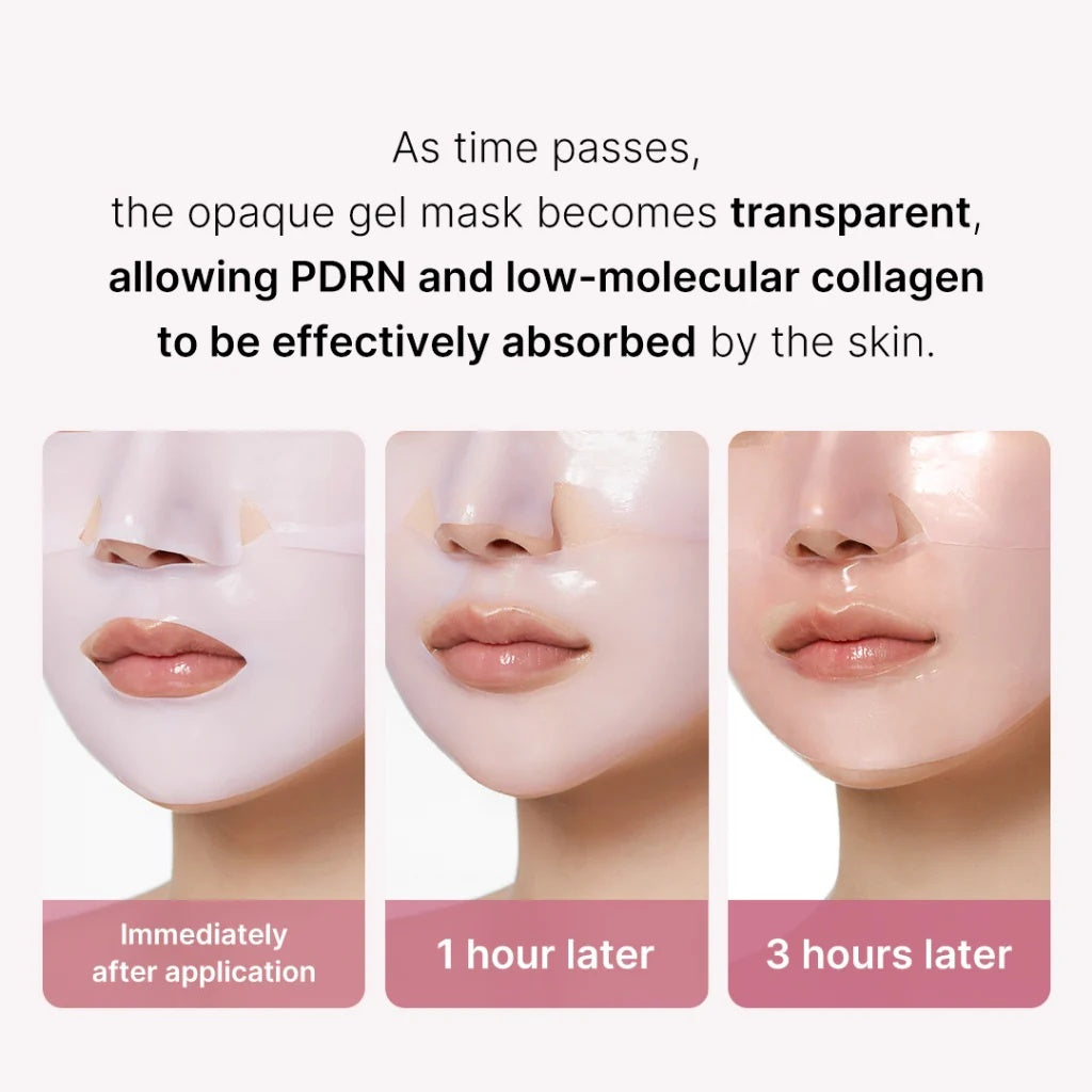 Mascarilla en Gel de Colágeno Rosa con PDRN – Hidratación, Regeneración y Luminosidad