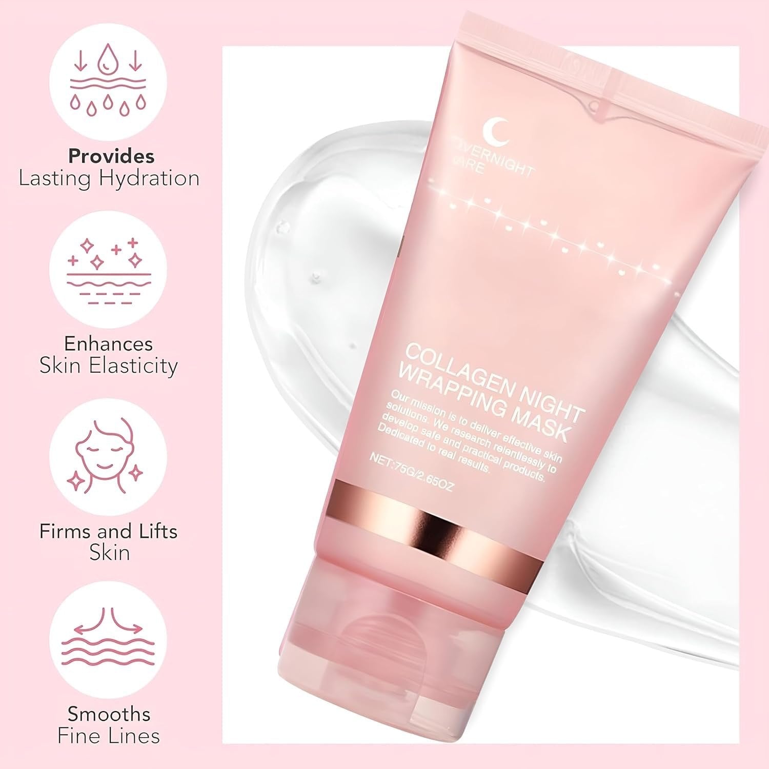 Mascarilla Nocturna Peel-Off con Colágeno – Firmeza y Elasticidad