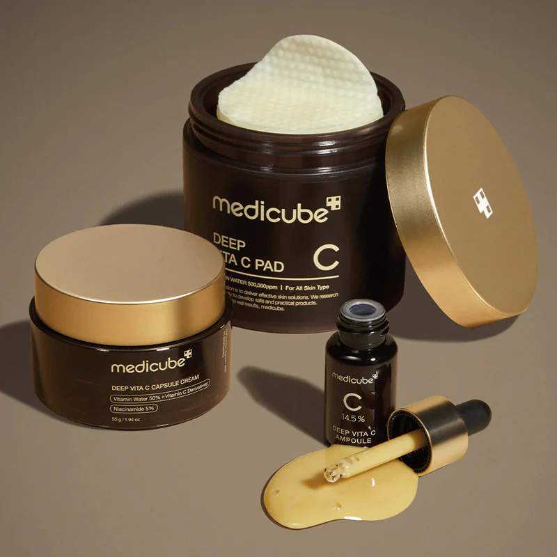 Medicube Deep Vita C Capsule Cream – Crema Iluminadora con Vitamina C y Cápsulas Activas (55g)
