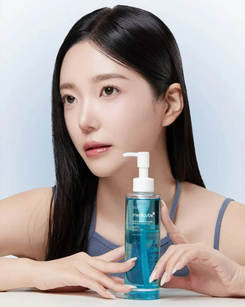 Medicube Doble Limpieza Facial – Aceite Limpiador + Zero Foam Cleanser 120 g, Limpieza Profunda de Poros, Elimina Maquillaje y Sebo, Ideal para Piel Mixta y Grasa