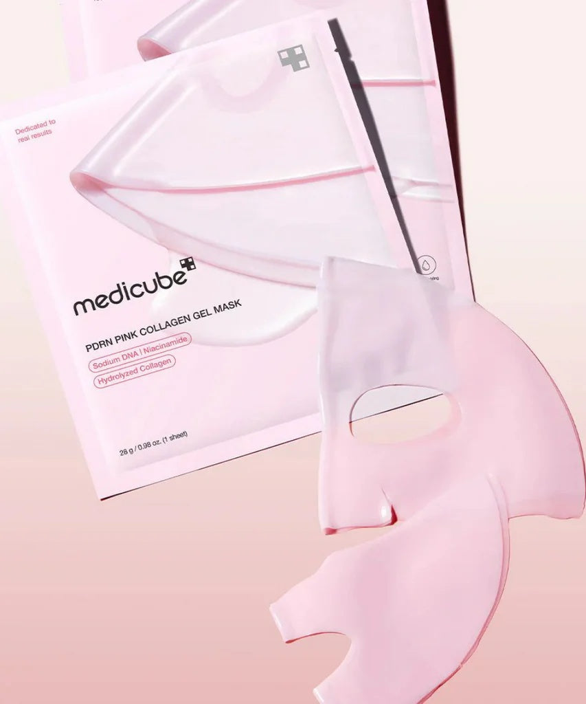 Mascarilla en Gel de Colágeno Rosa con PDRN – Hidratación, Regeneración y Luminosidad