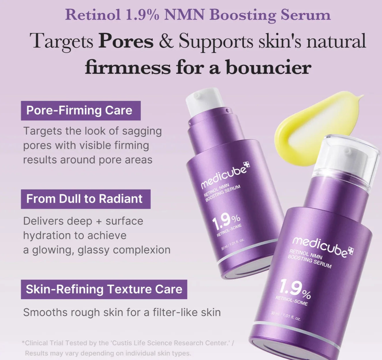 Medicube Retinol NMN Boosting Serum 1.9% 30ml – Sérum Antiedad con Retinol para Arrugas, Firmeza y Renovación de la Piel