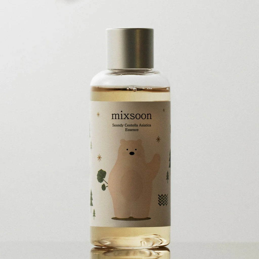 Mixsoon Soondy Esencia Facial de Centella Asiática 100ml – Calmante, Reparadora y Apta para Pieles Sensibles