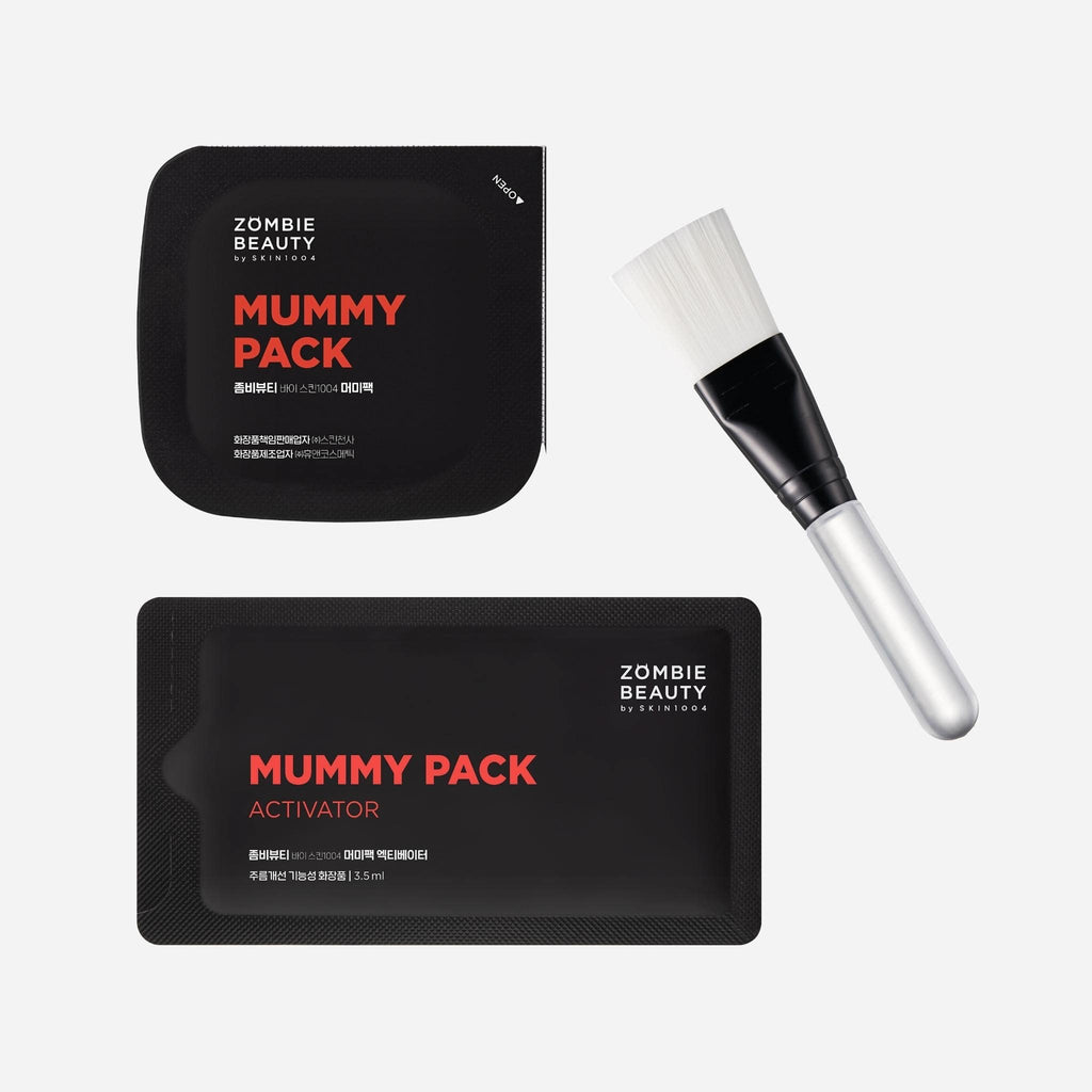 SKIN1004 Zombie Beauty Mummy Pack & Activator Kit – Tratamiento antiarrugas y alisador