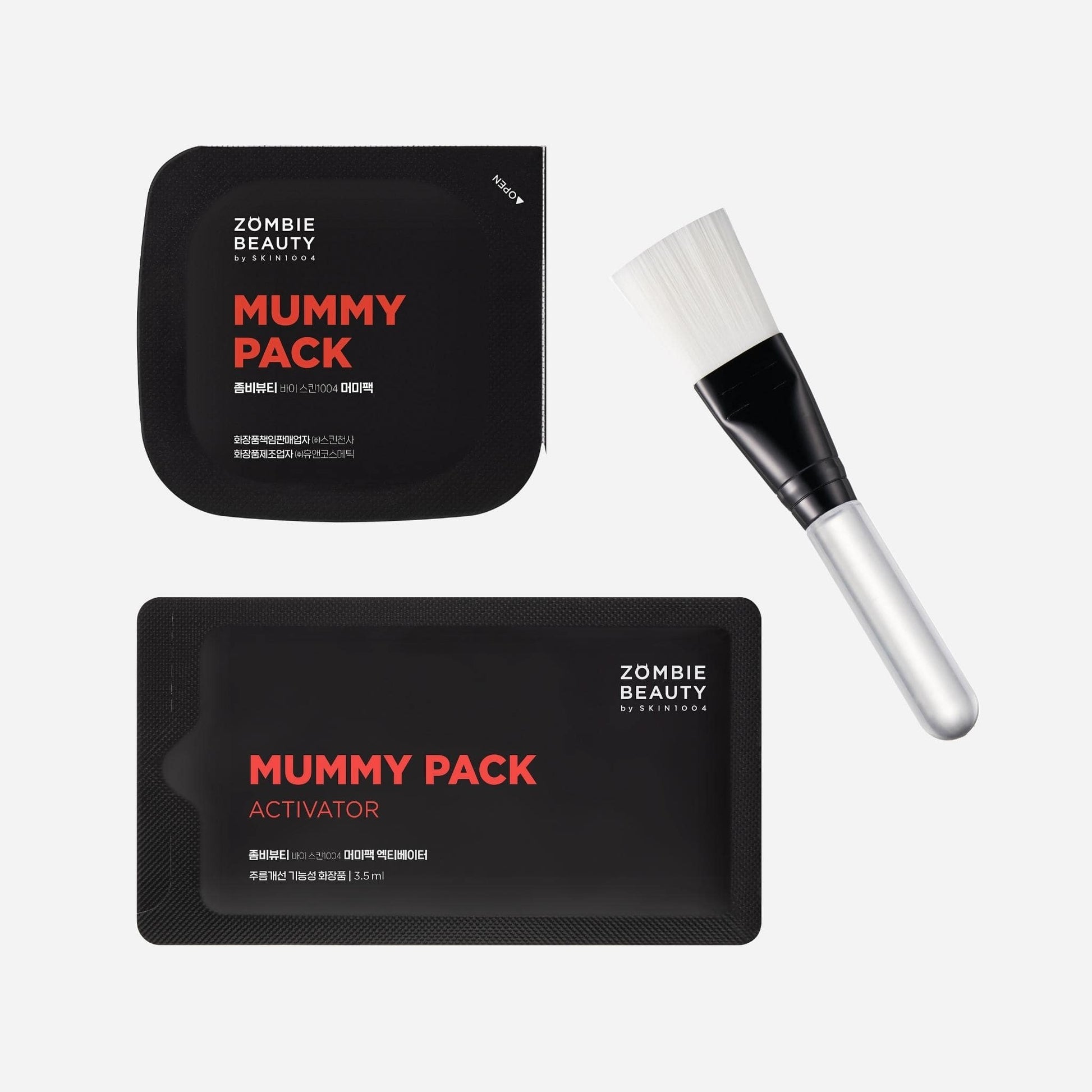 SKIN1004 Zombie Beauty Mummy Pack & Activator Kit – Tratamiento antiarrugas y alisador