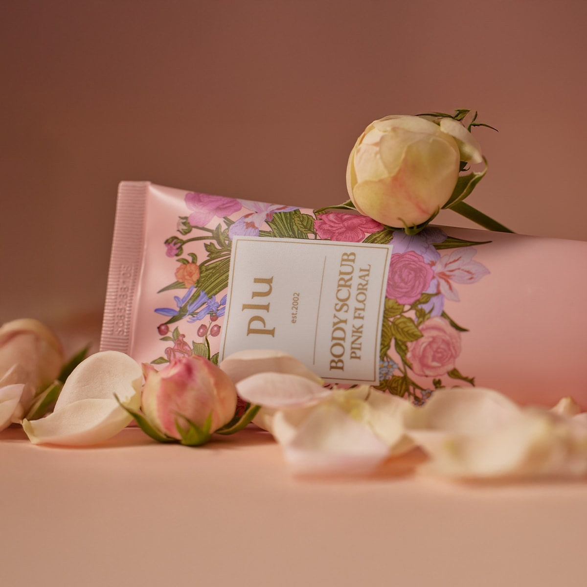 PLU – Pink Floral Body Scrub