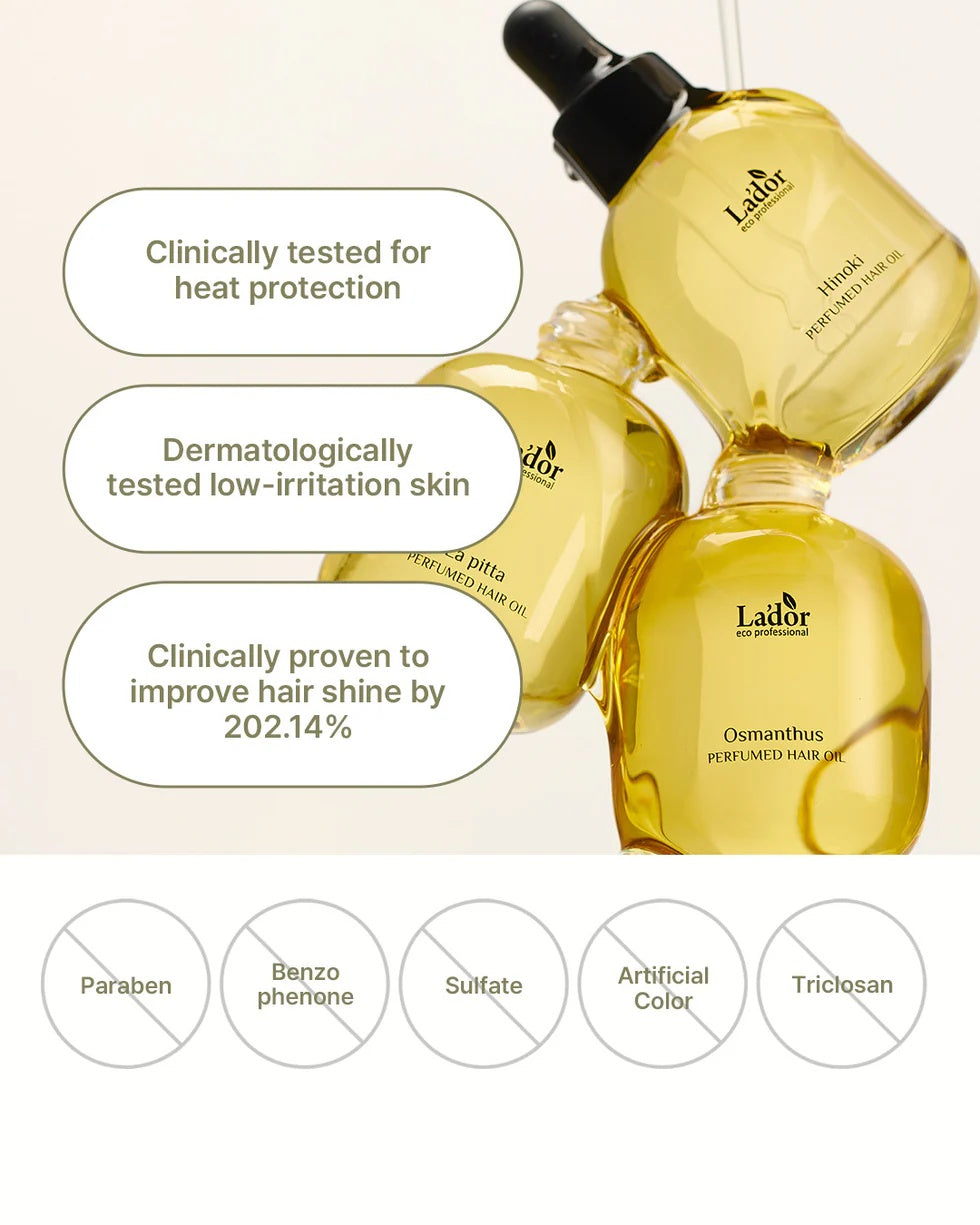 Lador Perfumed Hair Oil Osmanthus 80ml | Aceite Capilar Nutritivo con Aroma Floral