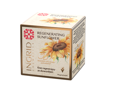 Crema Facial Regeneradora de Girasol - Ingrid Cosmetics (50ml)