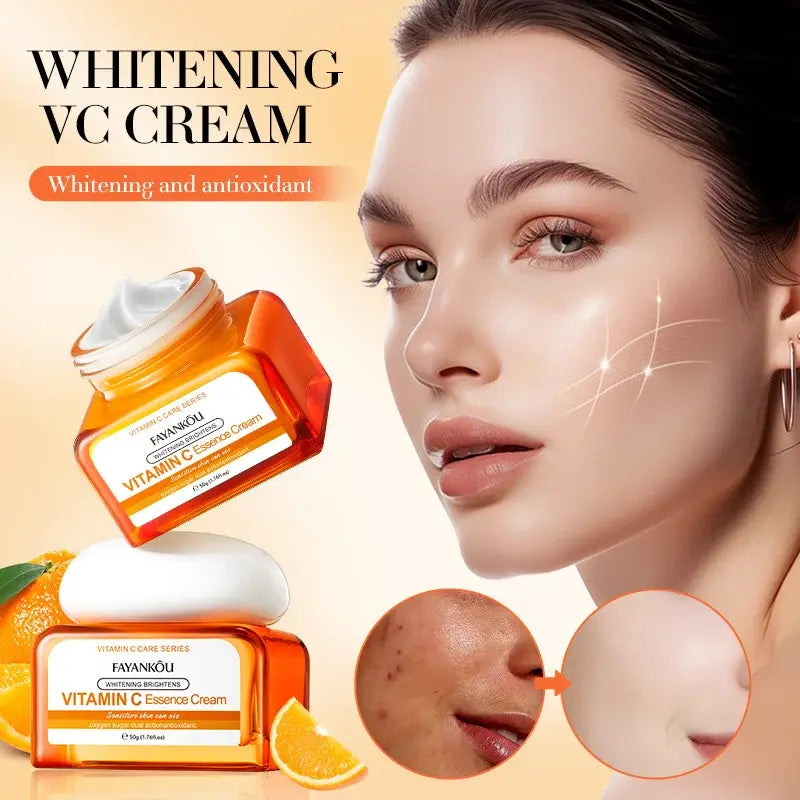 Crema Facial Blanqueadora e Iluminadora con Vitamina C (50g)