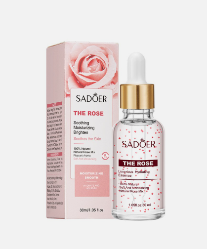 Esencia Facial Hidratante 100% Natural con Extracto de Rosa (30ml)