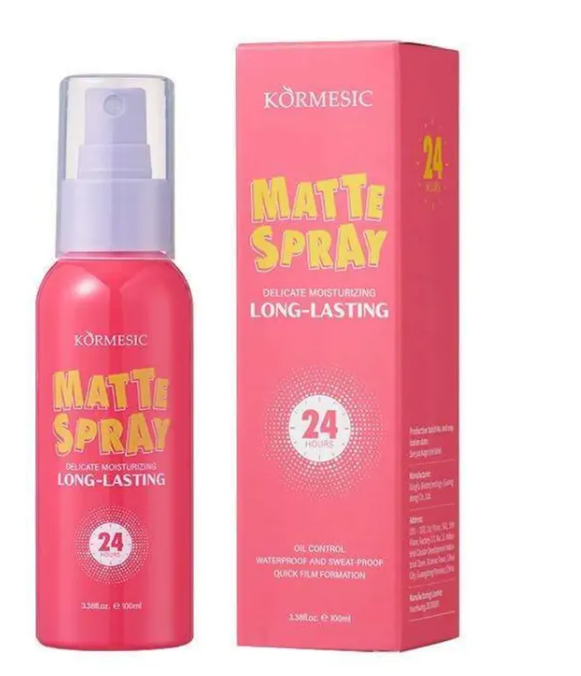 Spray Fijador de Maquillaje Matte Waterproof 24H (100ml) – Duración Extrema y Acabado Profesional