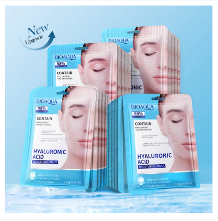MASCARILLA FACIAL HIDRATANTE CON ÁCIDO HIALURÓNICO 25GR