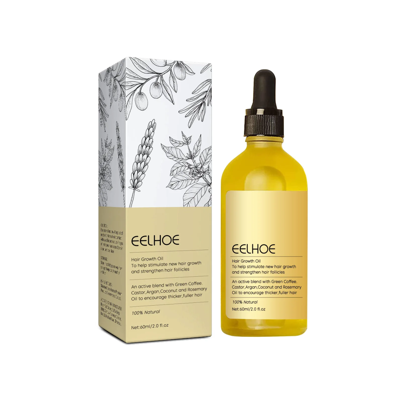 Aceite Esencial Capilar Vegano – Fortalece y Estimula el Crecimiento del Cabello