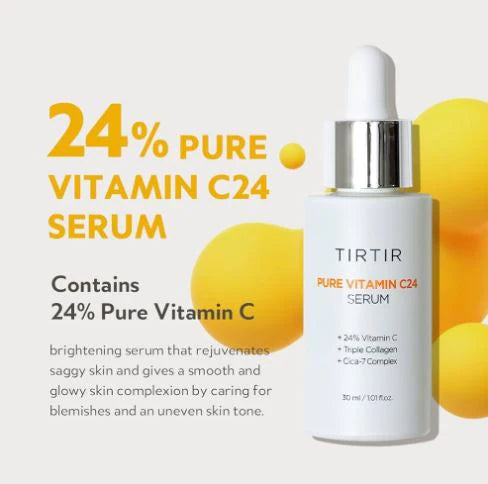 TIRTIR – Pure Vitamin C24 Serum | Suero Iluminador y Antimanchas con Vitamina C Pura