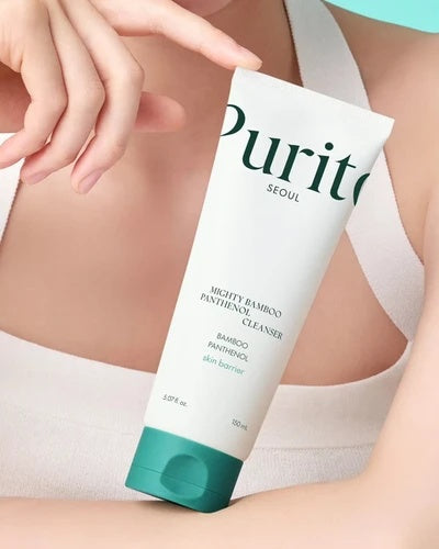 Purito Mighty Bamboo Panthenol Cleanser 150ml | Limpiador Facial Suave e Hidratante