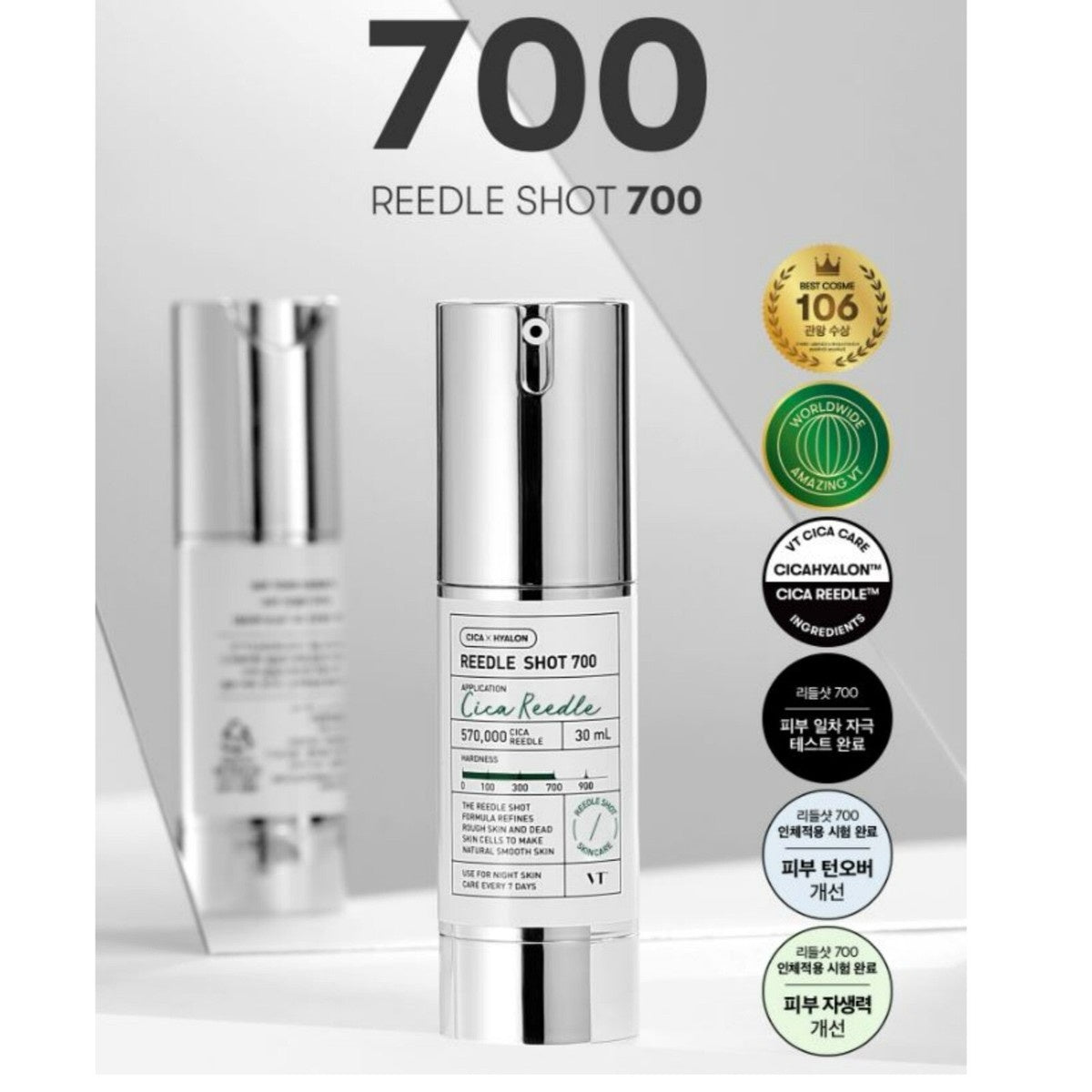 VT Cosmetics – Cica Reedle Shot 700 Essence Sérum Facial Anti-Edad Intensivo (50 ml)
