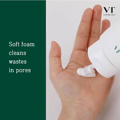 VT Cosmetics – Cica Mild Foam Cleanser Espuma Limpiadora Suave con Centella Asiática (300 ml)