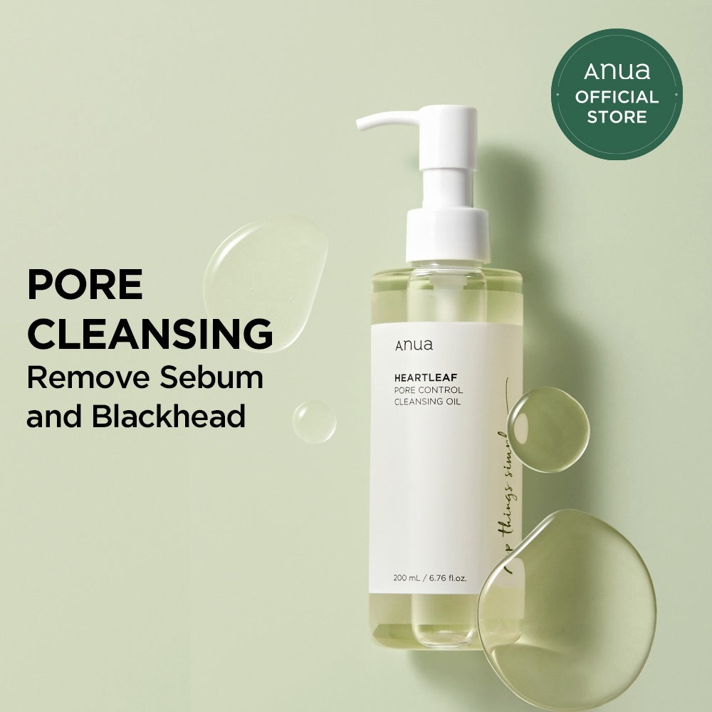Anua Heartleaf Aceite Desmaquillante y Limpiador de Poros – Limpieza Suave para Piel Sensible 200ml