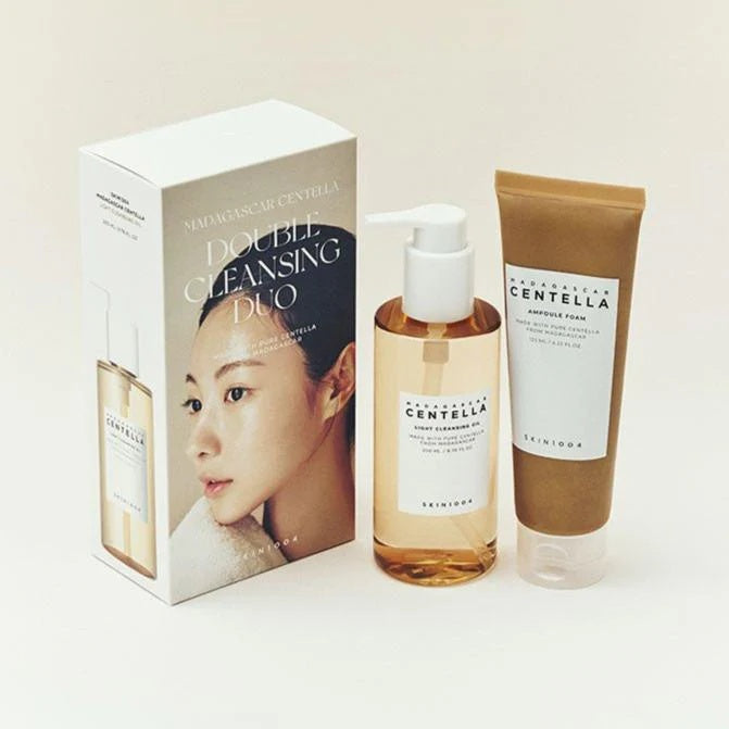 SKIN1004 Centella – Pack de Doble Limpieza Suave con Aceite + Espuma | Para Piel Sensible y Equilibrada