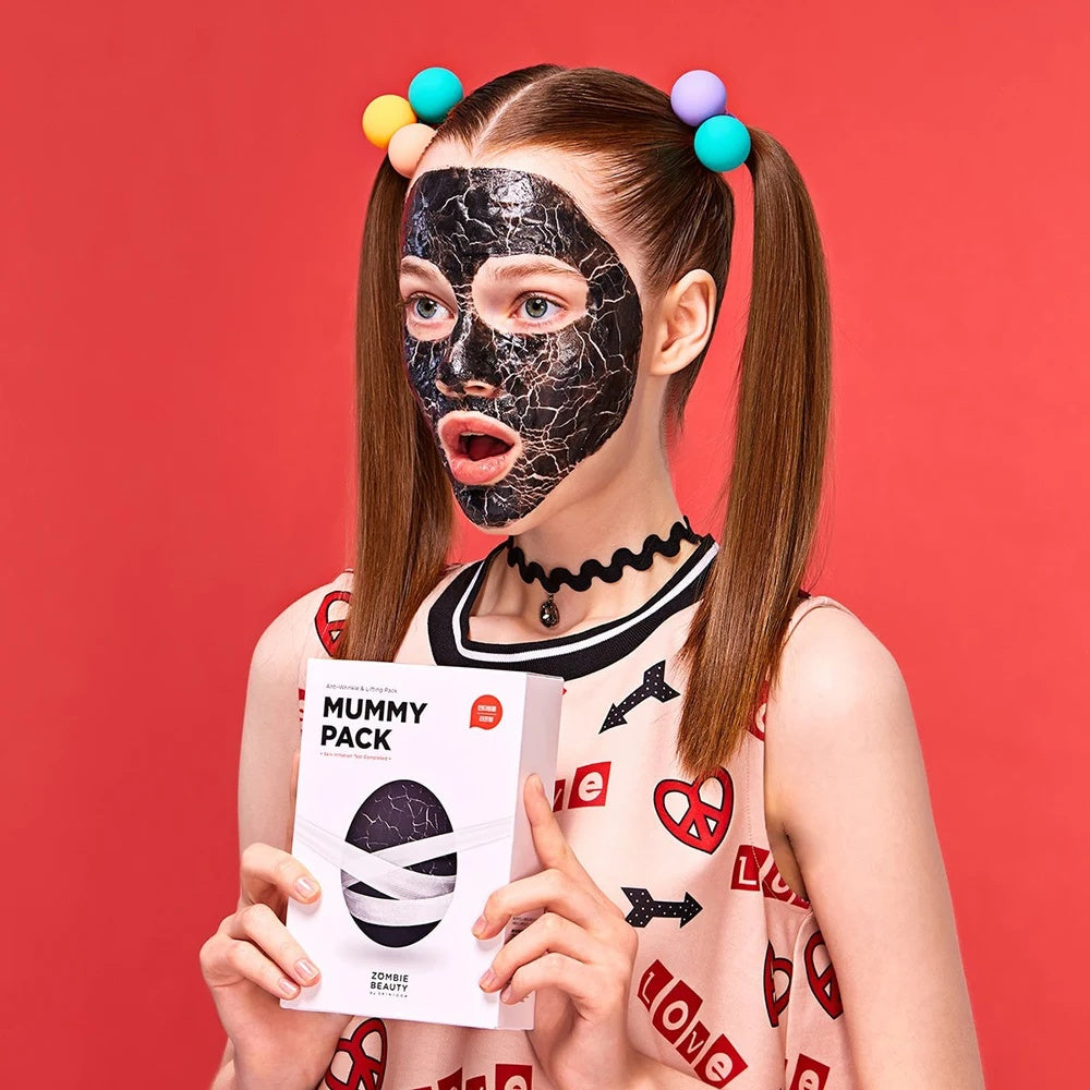 SKIN1004 Zombie Beauty Mummy Pack & Activator Kit – Tratamiento antiarrugas y alisador