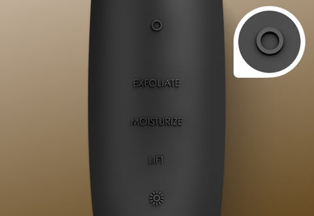 GESKE – Limpiador Facial Ultrasónico Inteligente 9 en 1 con Microcorriente y Eliminador de Puntos Negros
