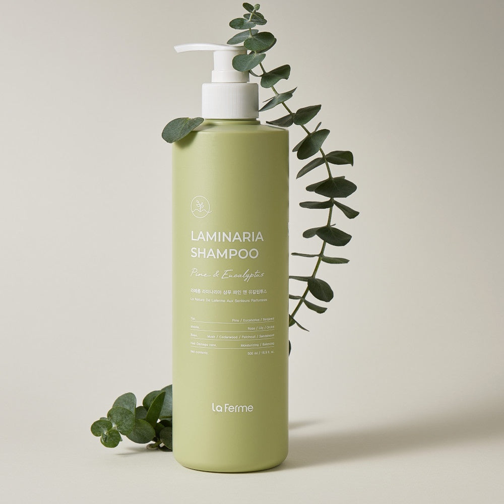 Laferme Laminaria Shampoo con Ingredientes Orgánicos – Champú Nutritivo y Fortalecedor 500ml