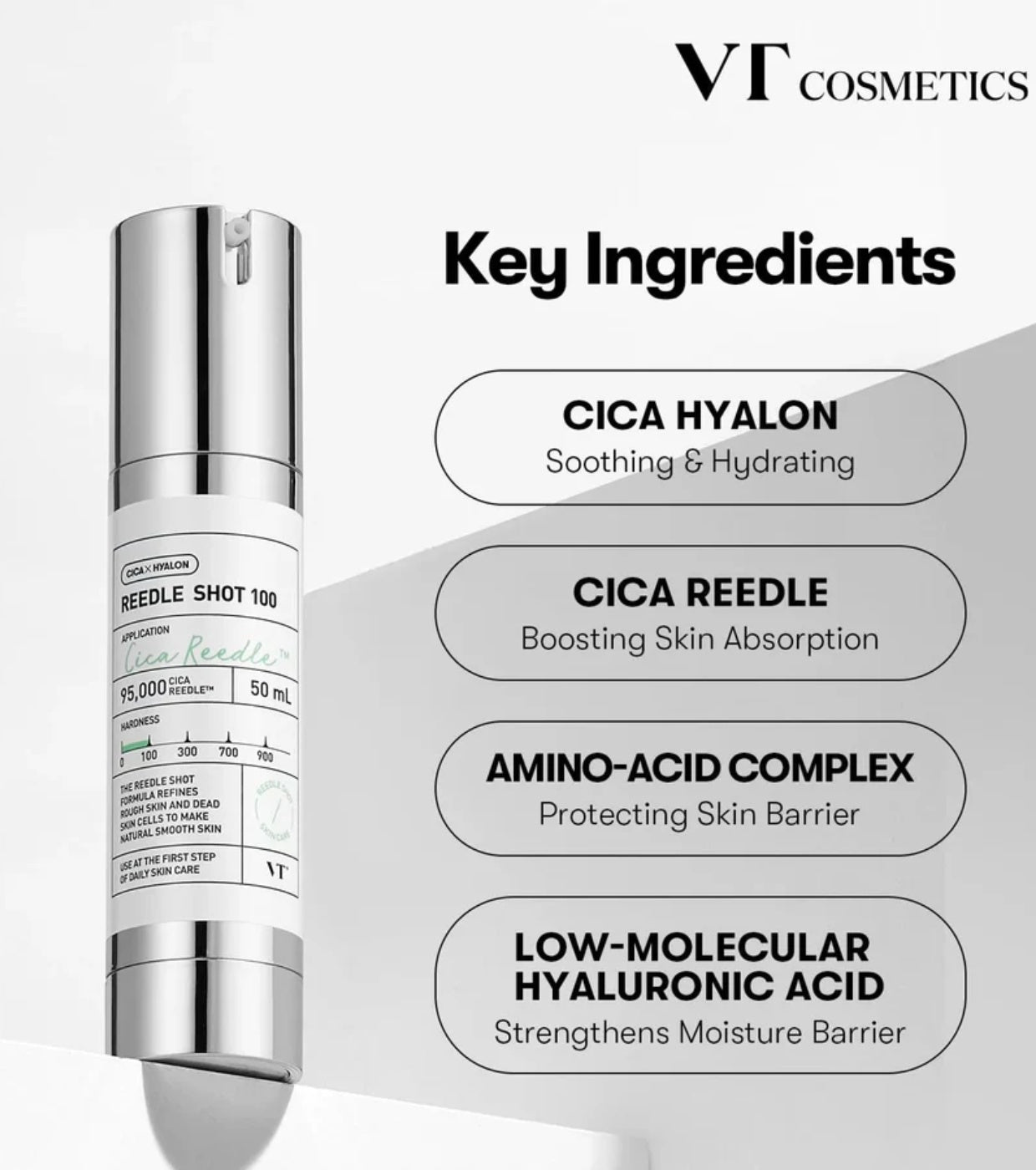 VT Cosmetics – Cica Reedle Shot 700 Essence Sérum Facial Anti-Edad Intensivo (50 ml)